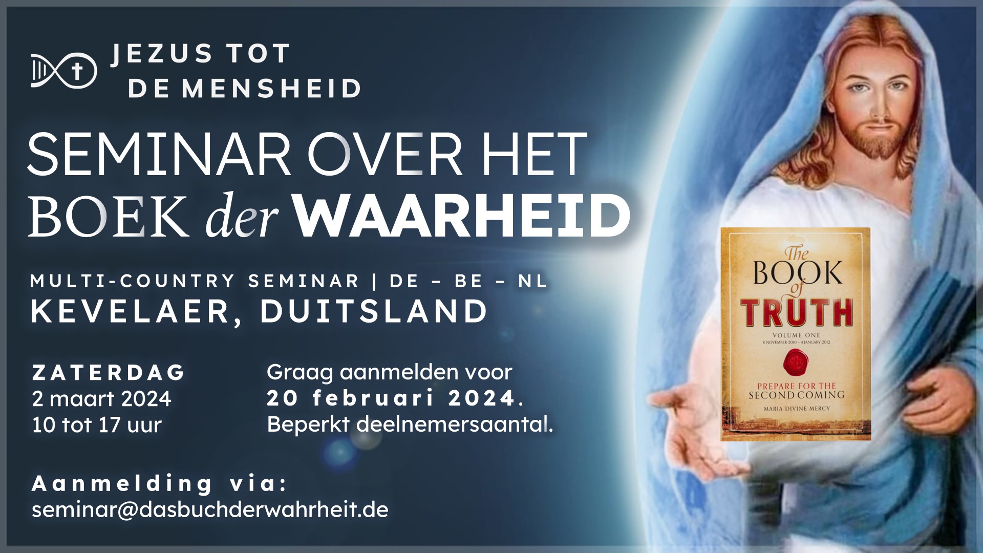 Officieel Boek der Waarheid seminar - Kevelaer, Duitsland
