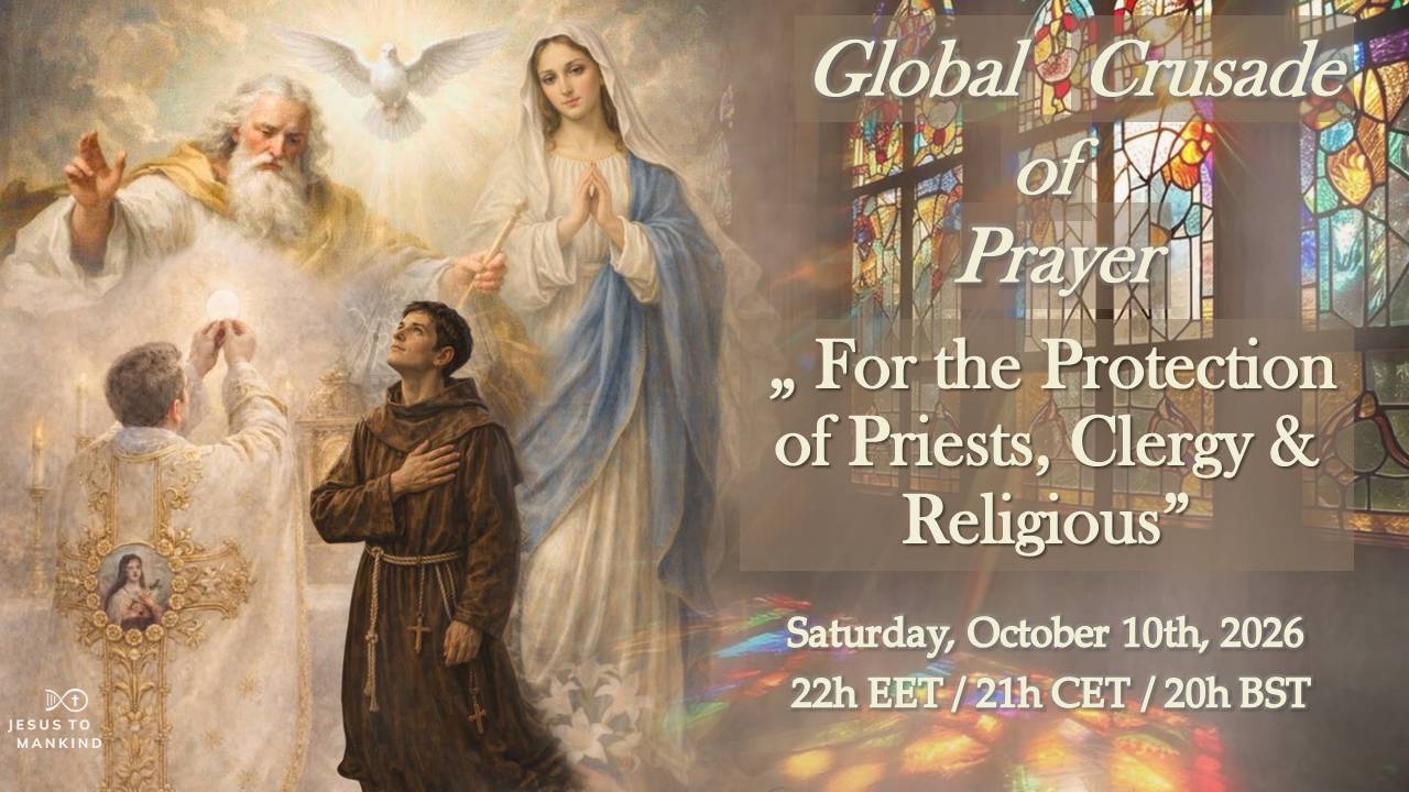 Global COP Europe - October - For the protection of Priests, Clergy, and Religious