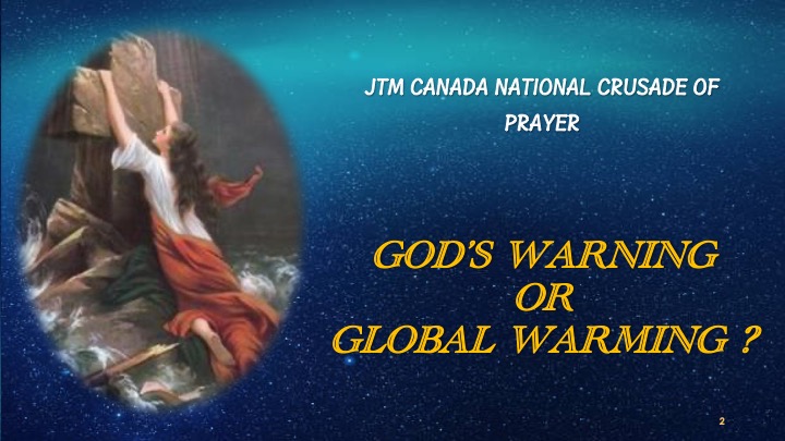 JTM Canada National Crusade of Prayer - Thurs Sept 24  8:30pm Eastern