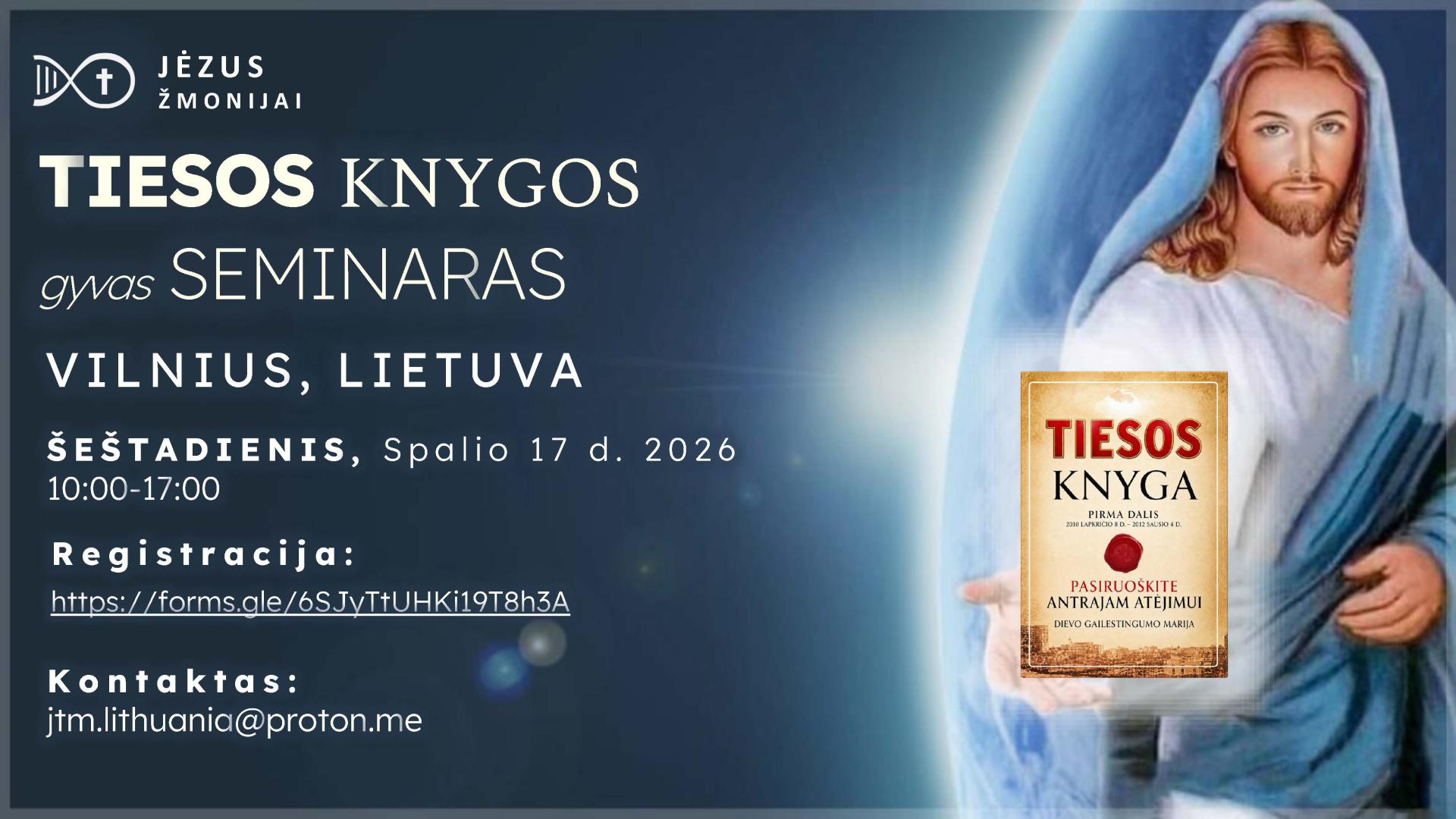 Lithuania JTM Seminar ‘Prepare for the Second Coming.’