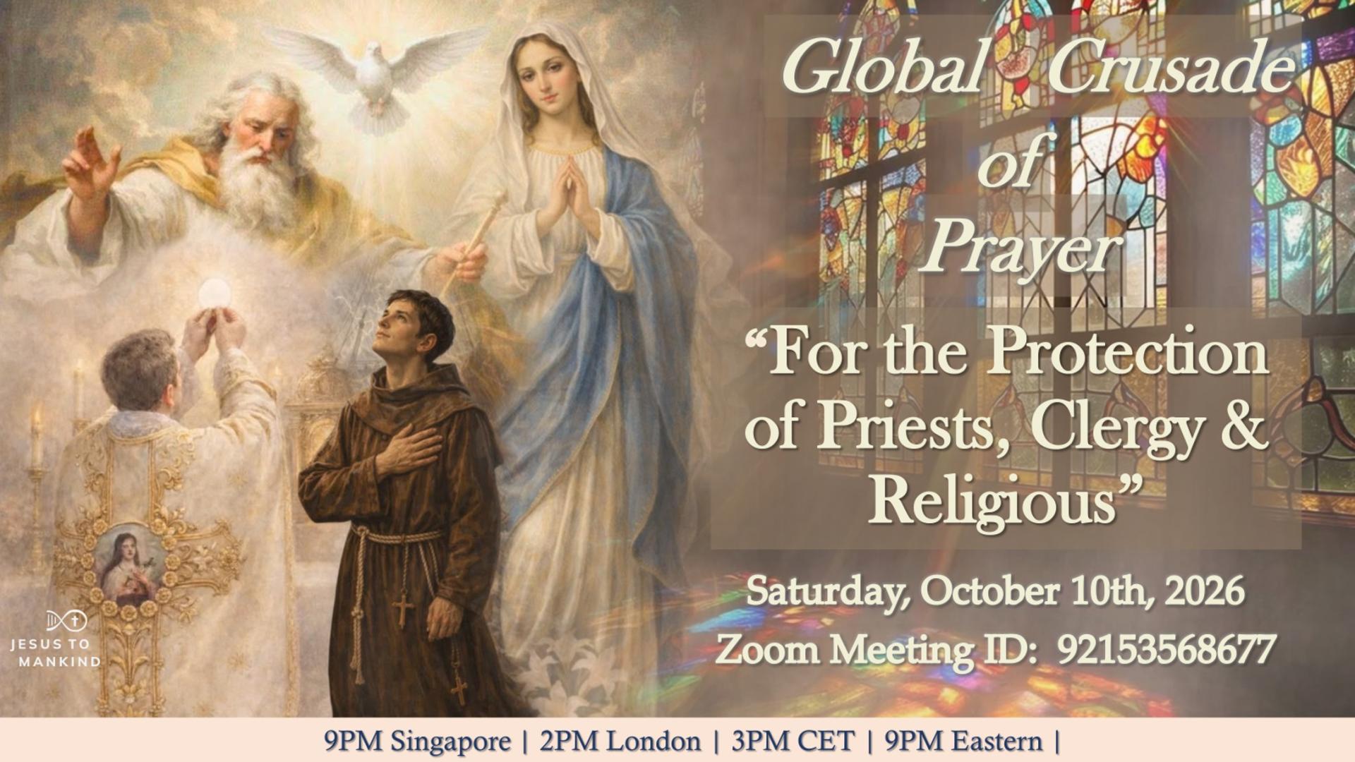 Global COP - For the Protection of Priests, Clergy & Religious
