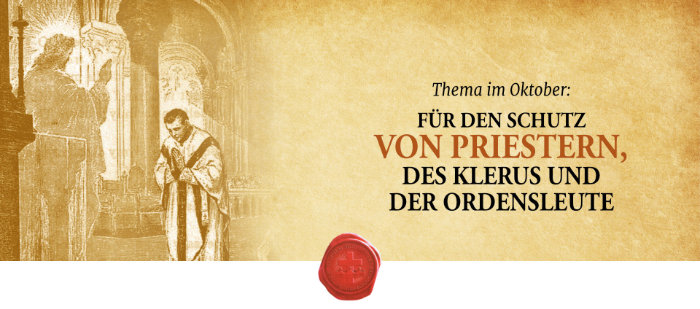 Monatlicher Newsletter von Jesus an die Menschheit - Oktober 2026 - Für den Schutz von Priestern, des Klerus und der Ordensleute