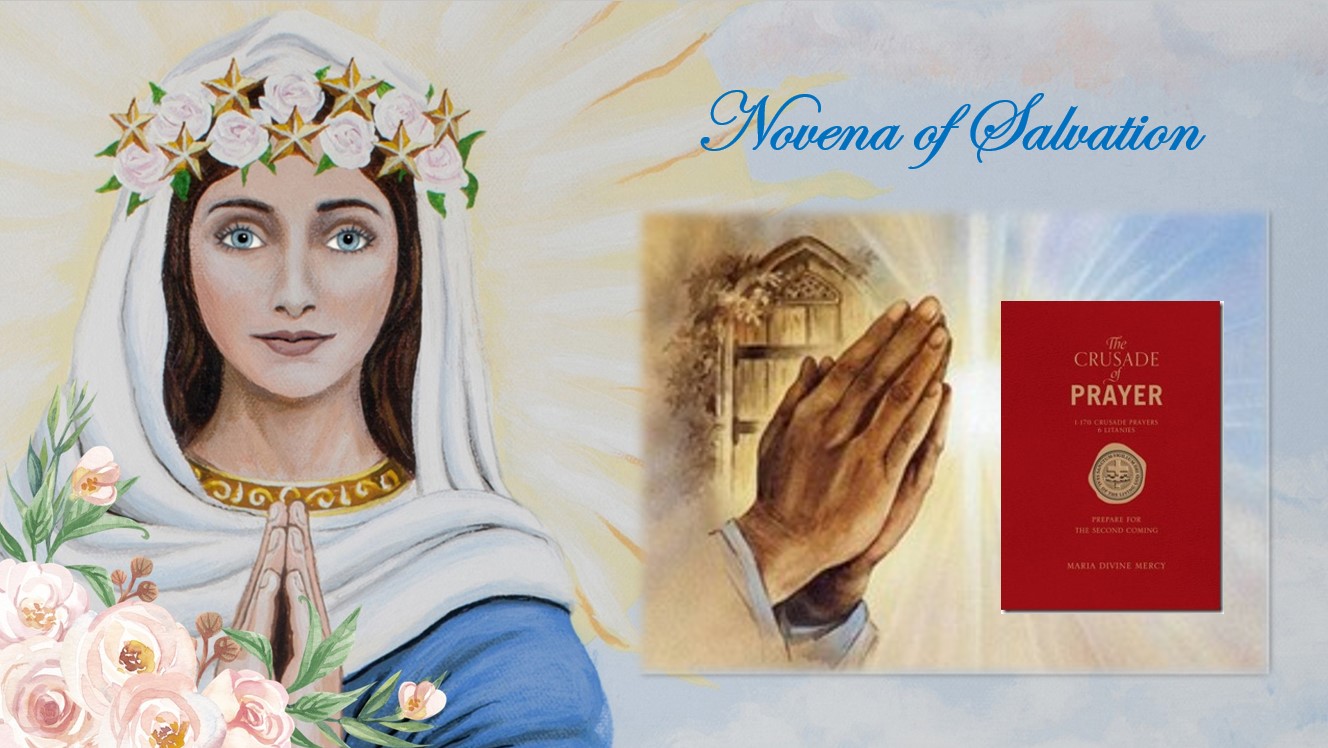 Reminder - 7 day English Canada Novena of Salvation Monday Sept 8 at 7am Eastern
