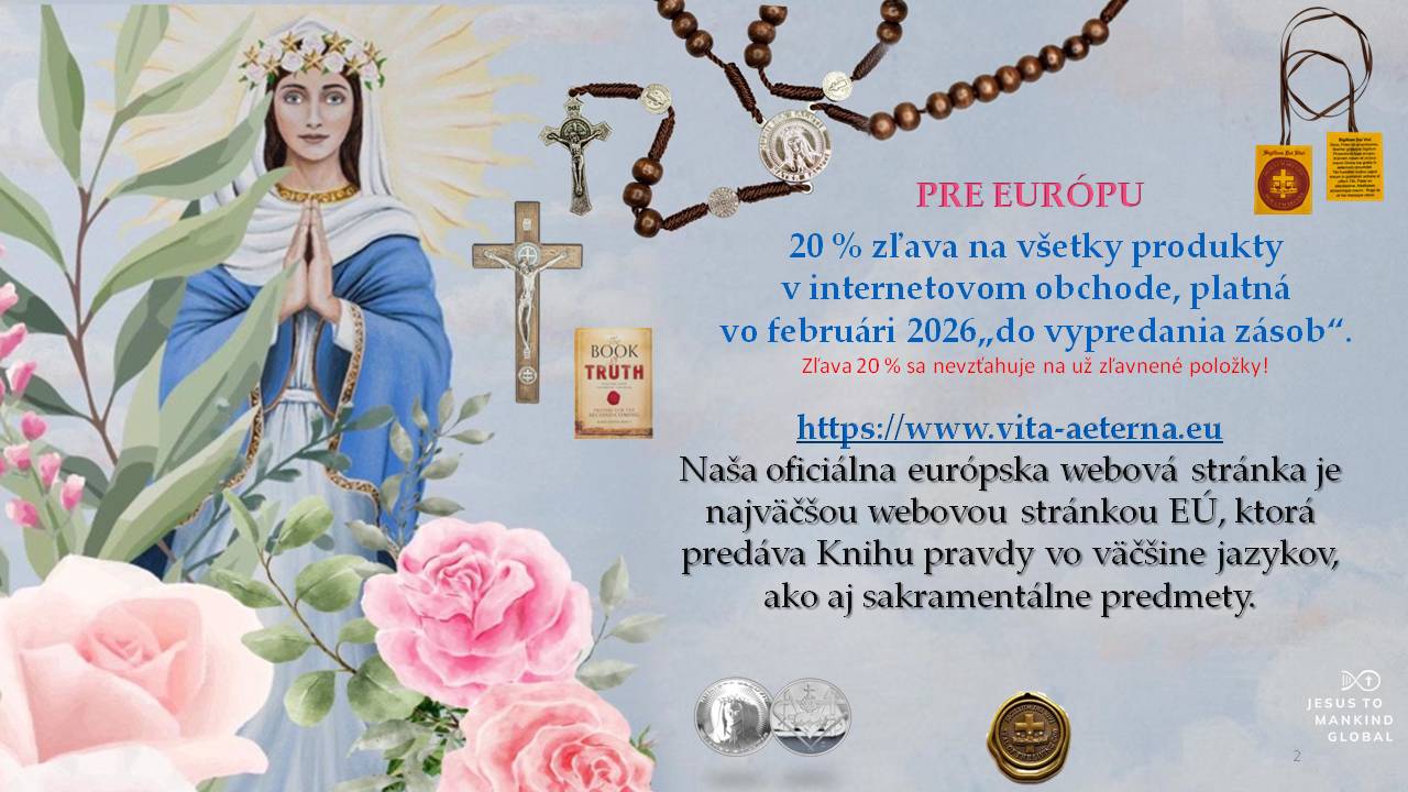 Špeciálna ponuka so zľavou 20 % – internetový obchod vita-aeterna
